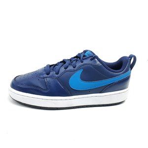Nike Court Borough Low 2 Boys Shoes Size 6.5Y Midnight Navy Imperial Blue BQ544